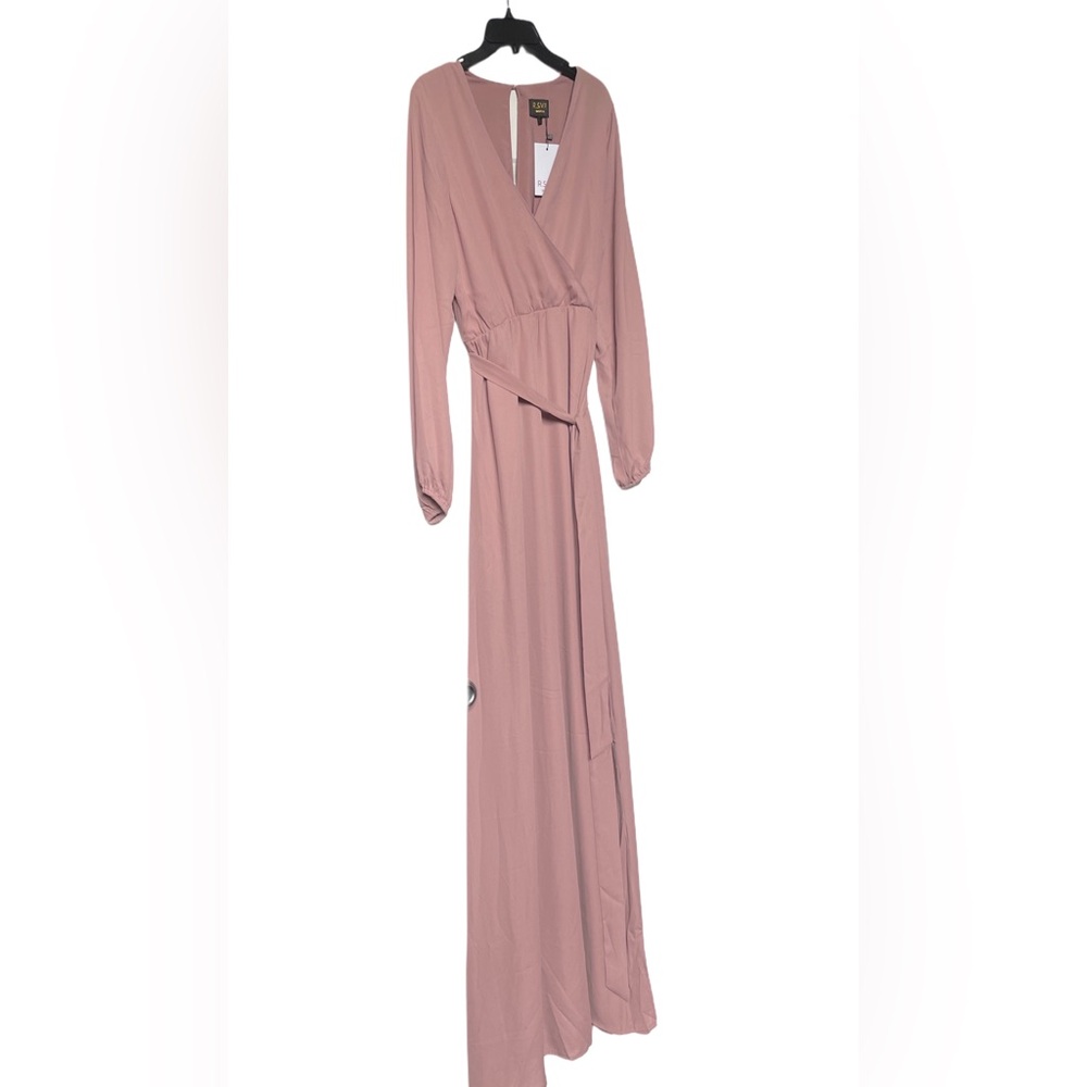 RSVP sugarlips faux wrap maxi dress large